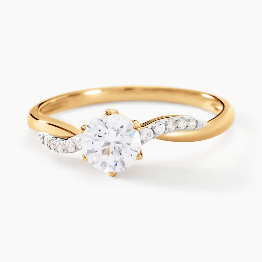 Bague Filipa Or Bicolore Oxyde De Zirconium-Histoire d'Or Outlet