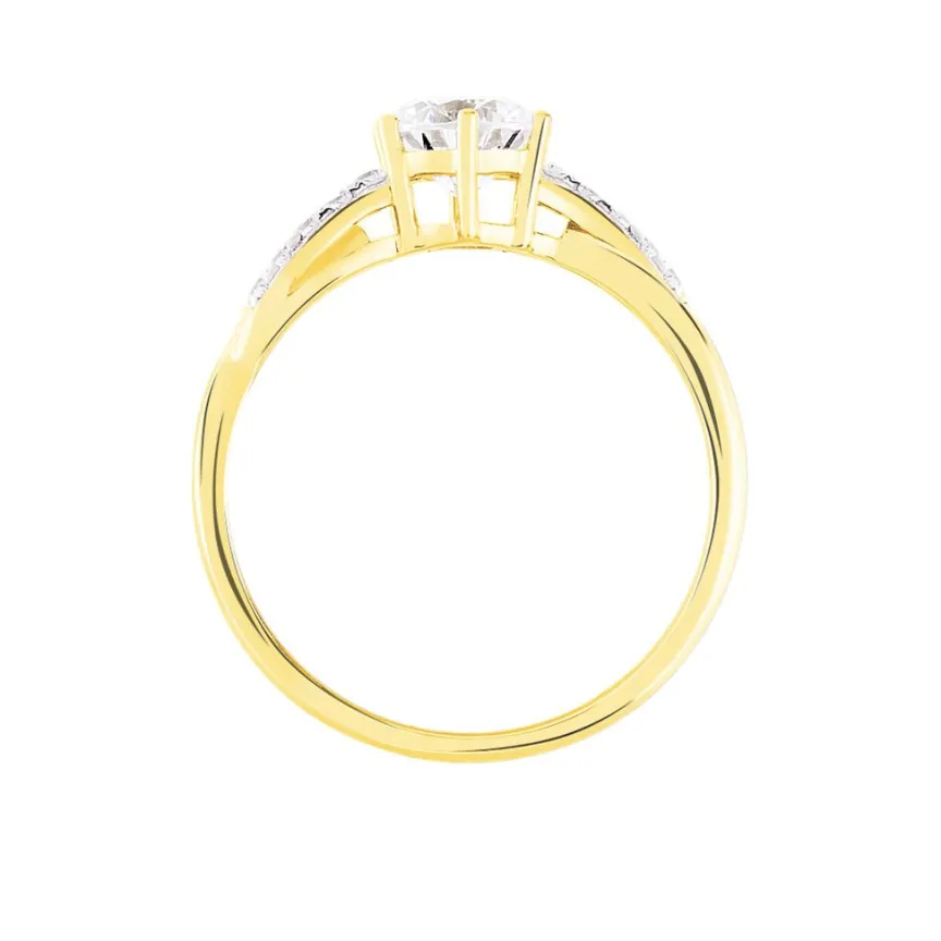 Bague Filipa Or Bicolore Oxyde De Zirconium-Histoire d'Or Outlet