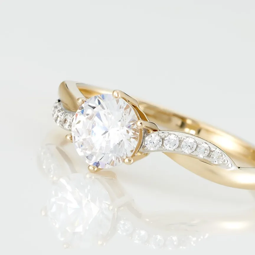 Bague Filipa Or Bicolore Oxyde De Zirconium-Histoire d'Or Outlet