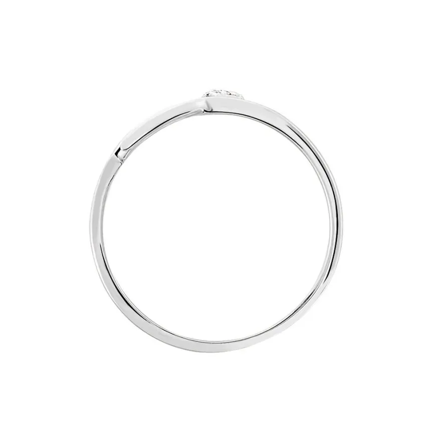 Bague Fleche Or Blanc Diamant-Histoire d'Or Outlet