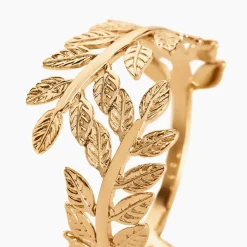 Bague Folia Plaqué Or Jaune-Histoire d'Or