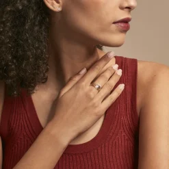 Bague Folia Plaqué Or Jaune-Histoire d'Or