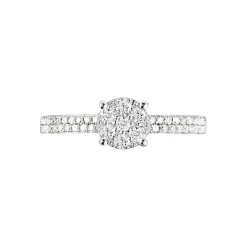 Bague Frika Or Blanc Diamant-Histoire d'Or Clearance