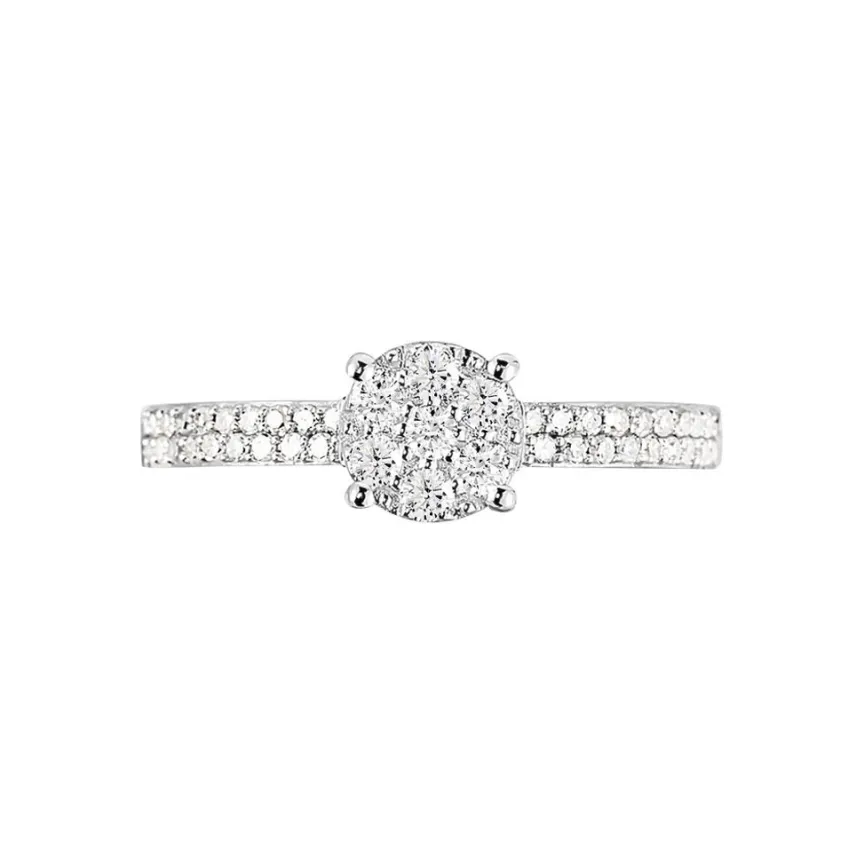 Bague Frika Or Blanc Diamant-Histoire d'Or Clearance