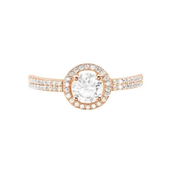 Bague Garine Or Rose Oxyde De Zirconium-Histoire d'Or Discount