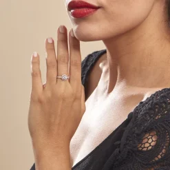 Bague Garine Or Rose Oxyde De Zirconium-Histoire d'Or Discount