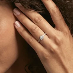 Bague Garoune Argent Blanc Oxyde De Zirconium-Histoire d'Or Clearance