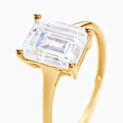 Bague Gatsby Or Jaune Oxyde De Zirconium-Histoire d'Or Outlet