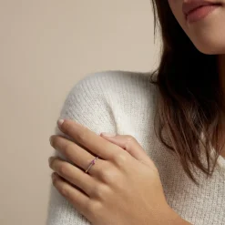 Histoire d'Or Bague Gemmie Argent Blanc Oxyde De Zirconium