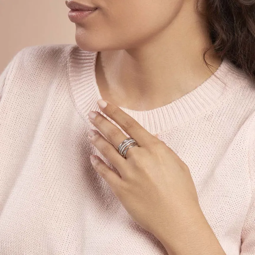 Bague Giseleae Or Blanc Diamant-Histoire d'Or Clearance