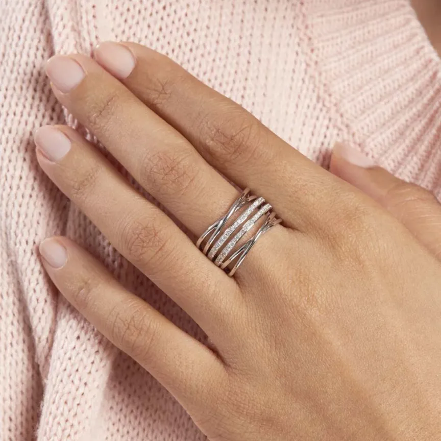 Bague Giseleae Or Blanc Diamant-Histoire d'Or Clearance