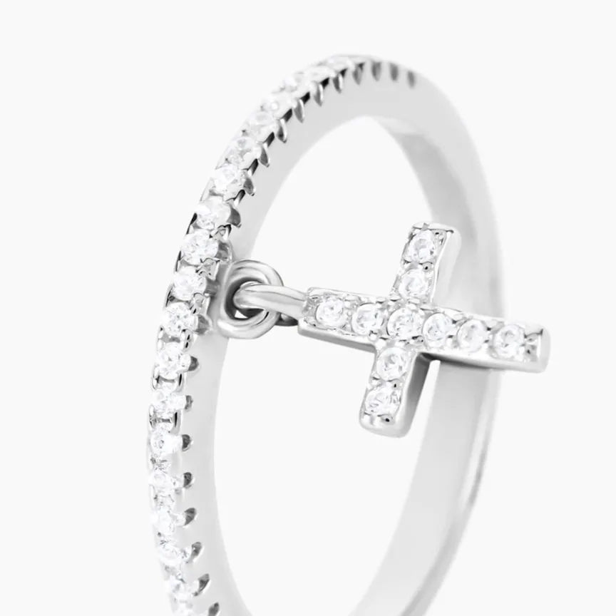 Bague Gorane Argent Blanc Oxyde De Zirconium-Histoire d'Or Best