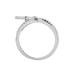 Bague Gorane Argent Blanc Oxyde De Zirconium-Histoire d'Or Best