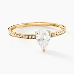 Bague Gotam Or Jaune Oxyde De Zirconium-Histoire d'Or Discount