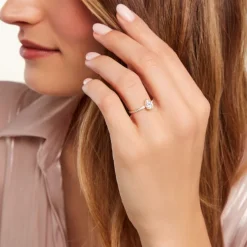 Bague Gotam Or Jaune Oxyde De Zirconium-Histoire d'Or Discount