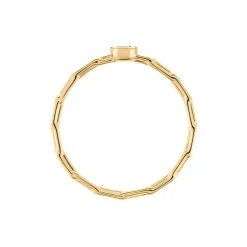 Bague Grady Plaqué Or Jaune Oxyde De Zirconium-Histoire d'Or Online