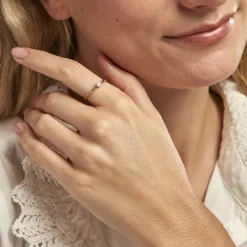 Bague Grady Plaqué Or Jaune Oxyde De Zirconium-Histoire d'Or Online