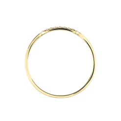 Bague Graphic Lines Or Jaune Oxyde De Zirconium-Histoire d'Or Best