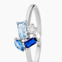 Bague Guillemette Argent Blanc Pierre D'imitation-Histoire d'Or Online