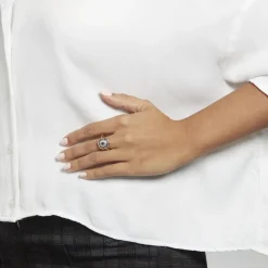 Bague Hans Plaqué Or Oxyde Pierre-Histoire d'Or New