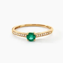 Bague Hardy Or Jaune Emeraude Diamant-Histoire d'Or Best