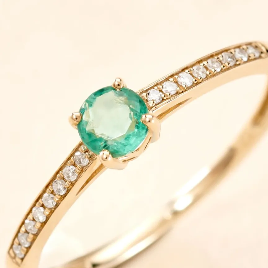 Bague Hardy Or Jaune Emeraude Diamant-Histoire d'Or Best