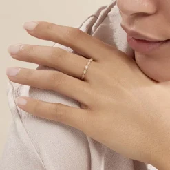 Bague Hestia Or Rose Oxyde De Zirconium-Histoire d'Or Outlet