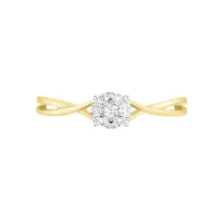Bague Imelie Or Jaune Diamant-Histoire d'Or Outlet