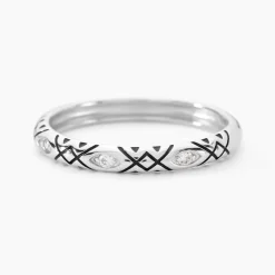 Bague Imogen Argent Blanc Oxyde De Zirconium-Histoire d'Or Online