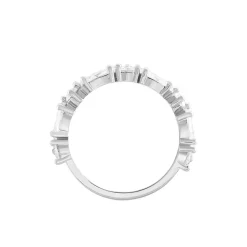 Bague Indira Argent Blanc Oxyde De Zirconium-Histoire d'Or Hot