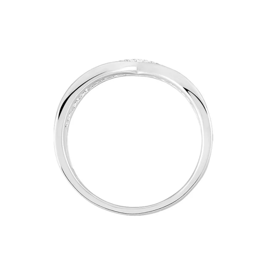 Bague Irina Argent Blanc Oxyde De Zirconium-Histoire d'Or Outlet