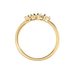 Bague Jardins D'hiver Plaqué Or Jaune Oxyde De Zirconium-Histoire d'Or Hot