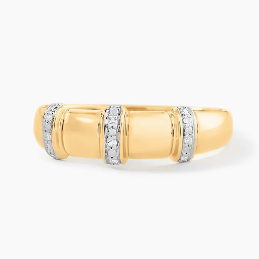 Bague Jedidah Or Jaune Diamant-Histoire d'Or Sale