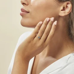 Histoire d'Or Bague Jehane Et Diamant