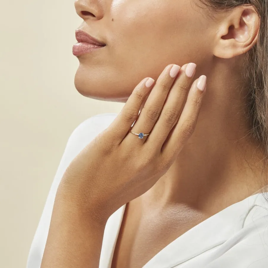 Histoire d'Or Bague Jehane Et Diamant