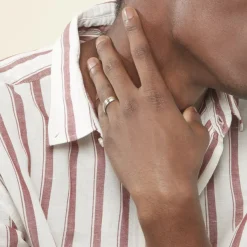 Bague John Acier Bicolore Plaque Or Jaune-Histoire d'Or Outlet