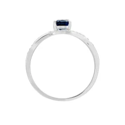 Bague Josyne Or Blanc Topaze Et Oxyde De Zirconium-Histoire d'Or Discount