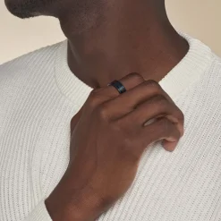 Bague Homme Bada Tungstene Noir-JOURDAN New