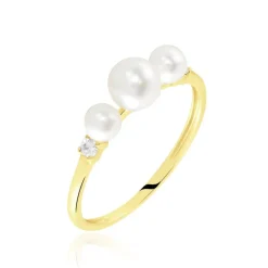 Bague Jwan Or Jaune Perle De Culture-Histoire d'Or Best
