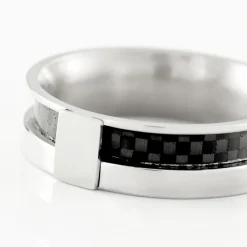 JOURDAN Bague Karly Acier Blanc