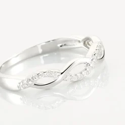 Bague Kassandra Argent Blanc Oxyde De Zirconium-Histoire d'Or Hot