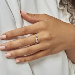 Bague Kassandra Argent Blanc Oxyde De Zirconium-Histoire d'Or Hot