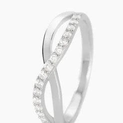 Bague Kassandre Argent Blanc Oxyde De Zirconium-Histoire d'Or New
