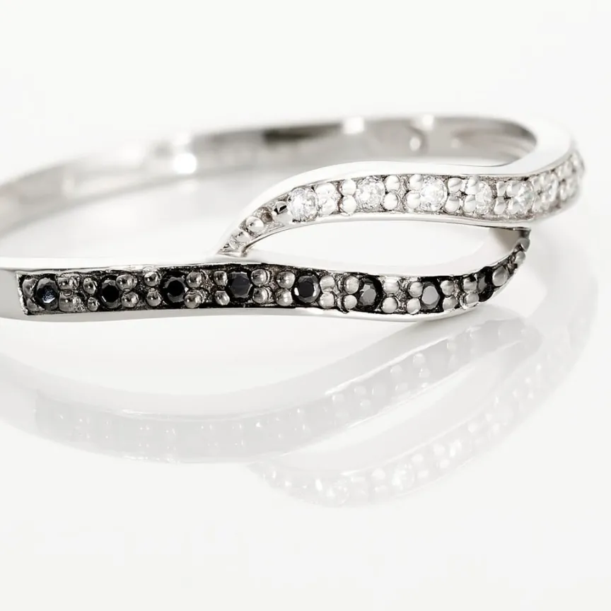 Bague Kateryn Argent Blanc Oxyde De Zirconium-Histoire d'Or Sale