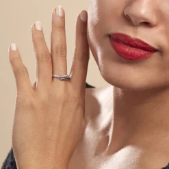 Bague Kateryn Argent Blanc Oxyde De Zirconium-Histoire d'Or Sale