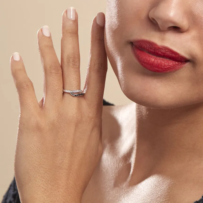 Bague Kateryn Argent Blanc Oxyde De Zirconium-Histoire d'Or Sale