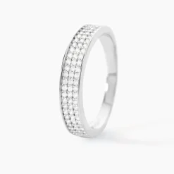 Bague Kaycee Argent Blanc Oxyde De Zirconium-Histoire d'Or Discount