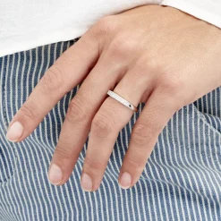 Bague Kelsy Argent Blanc Oxyde De Zirconium-Histoire d'Or New