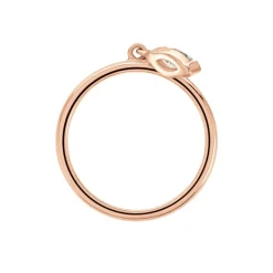 Bague Kenta Argent Rose Oxyde De Zirconium-Histoire d'Or Hot