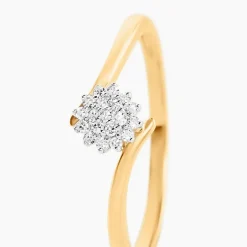 Bague Kimberleigh Or Jaune Diamant-Histoire d'Or New